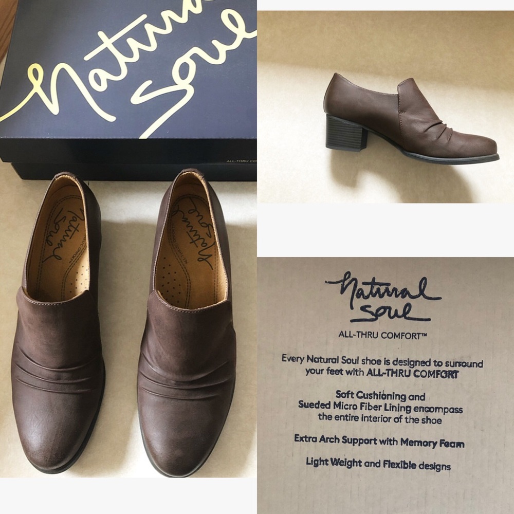 NEW Natural soul brown booties